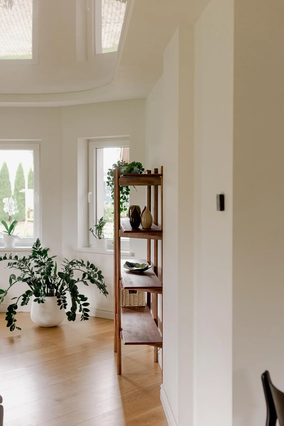 Mid-Century modern shelf, Wooden Bookshelf, Mid-century Bookcase, ZigZag Bookshelf, Wall shelf, Wood shelf, Raumtrenner regal, Regale